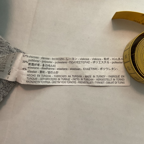 Zara Trafaluc Women’s Sweater Blouse Bell Sleeve Heather Gray - Picture 9 of 10